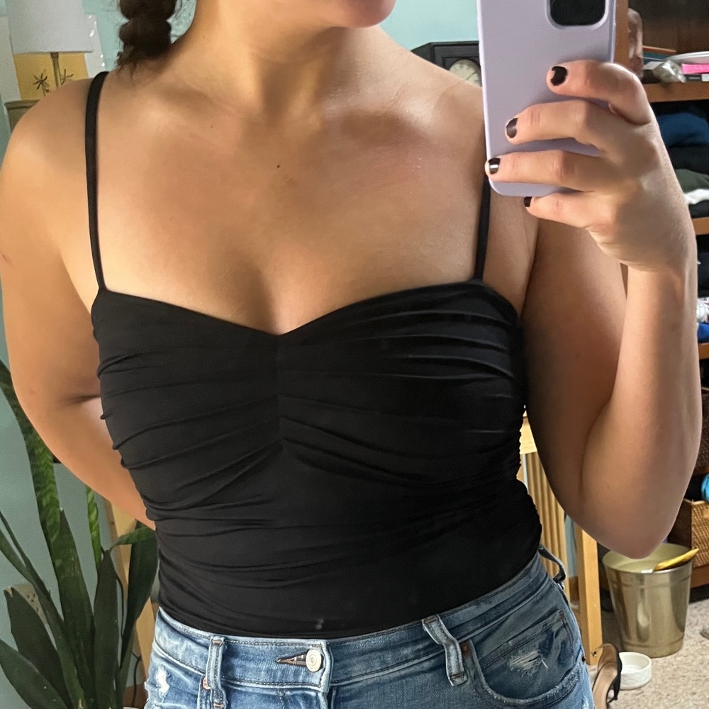 Express Ruched Bodysuit